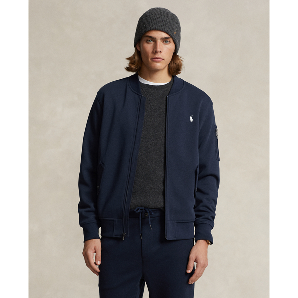 Double-Knit Bomber Jacket for Men | Ralph Lauren® UK