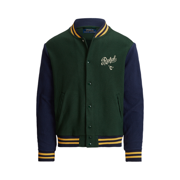 Pile Fleece Baseball Jacket