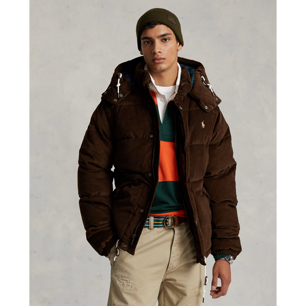 Aprender acerca 58+ imagen polo ralph lauren corduroy down jacket