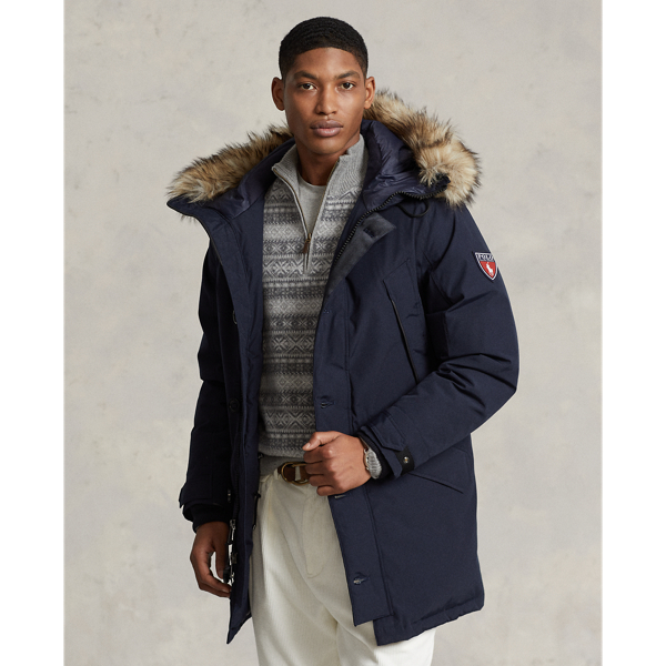 Faux Fur Trim Down Parka
