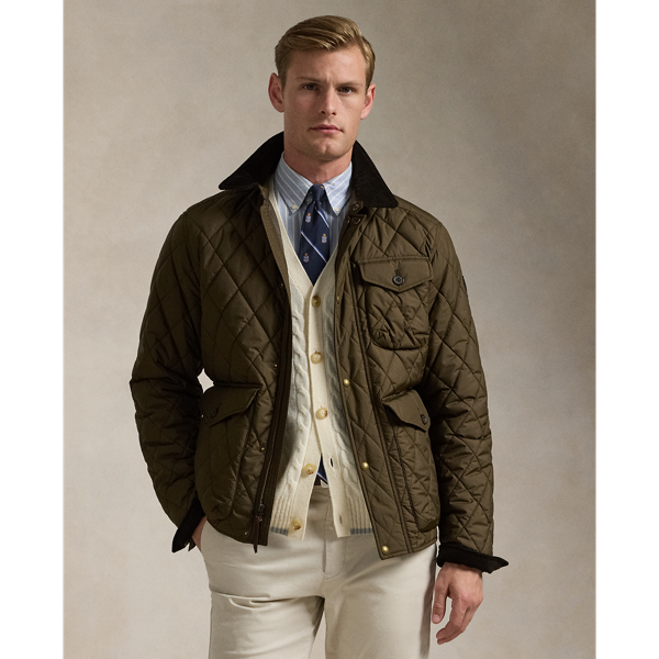 Top 97+ imagen ralph lauren waterrepellent quilted jacket