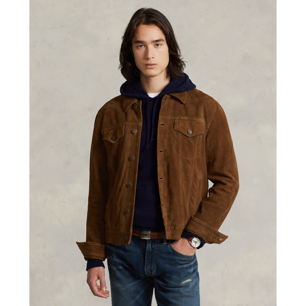 Suede Trucker Jacket