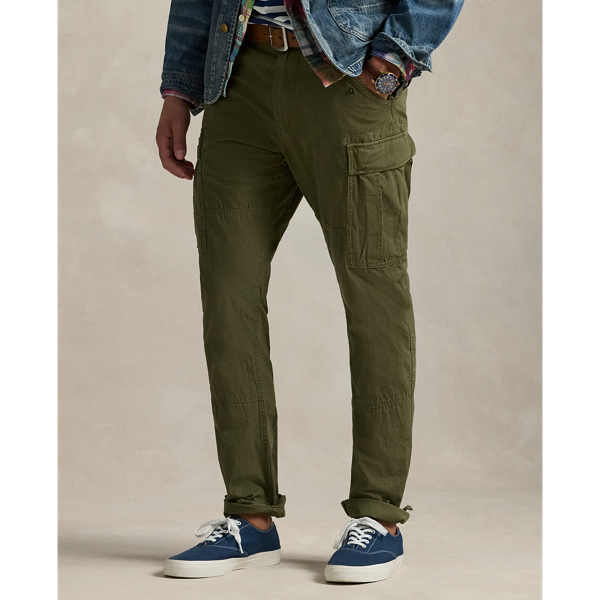 Aprender acerca 52+ imagen polo ralph lauren khaki cargo pants