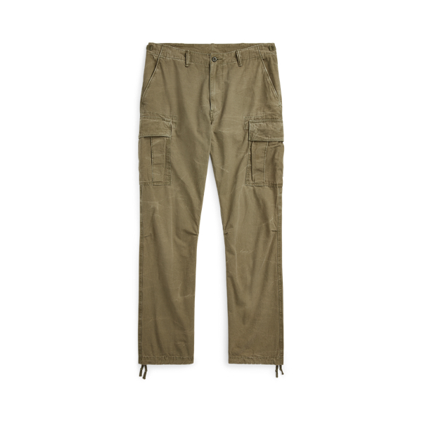 Relaxed Fit Canvas Cargo Pant