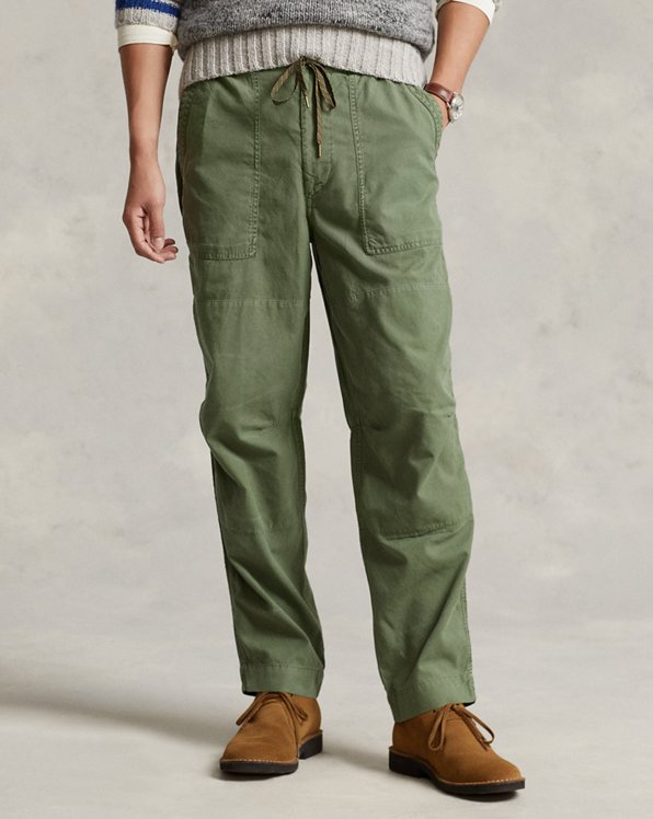 Uomo Abbigliamento da Pantaloni casual Cargo da Uomo di Polo Ralph Lauren in Verde eleganti e chino da Pantaloni casual 
