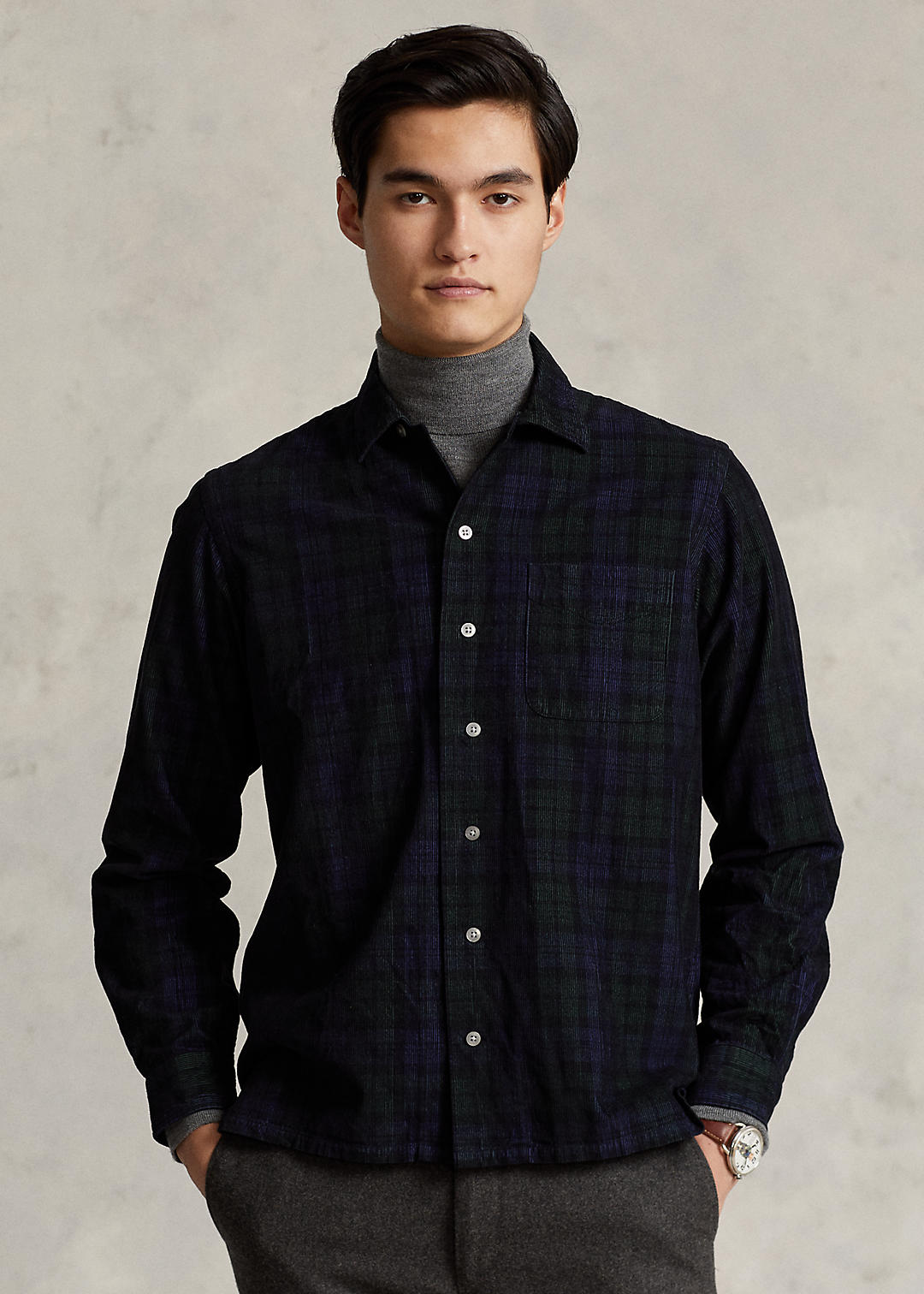 Classic Fit Corduroy Camp Shirt Classic Fit Corduroy Camp Shirt