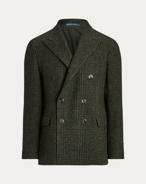 Polo Plaid Shetland Wool Suit Jacket