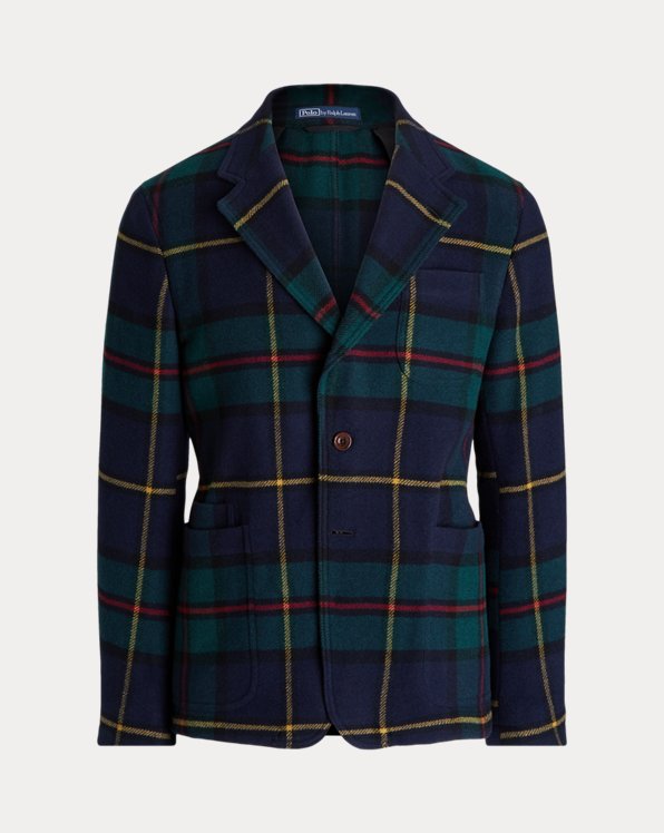 Plaid Wool-Blend Flannel Sport Coat