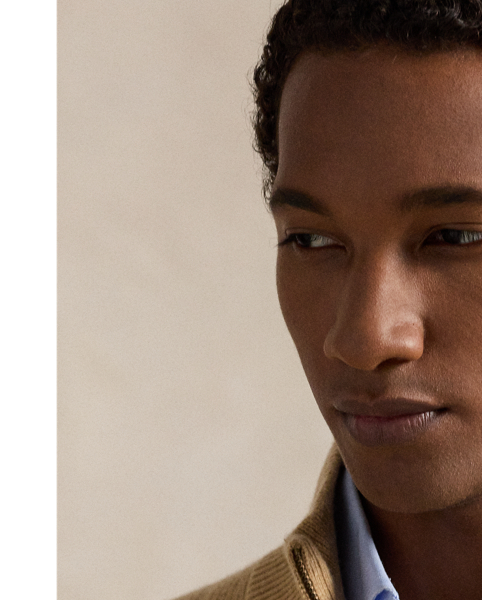 This quarter-zip jumper combines a wool-and-cashmere blend from Italy with our iconic cable-knit design.