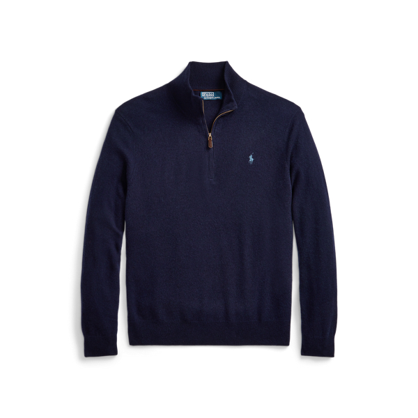 Wool Quarter-Zip Sweater