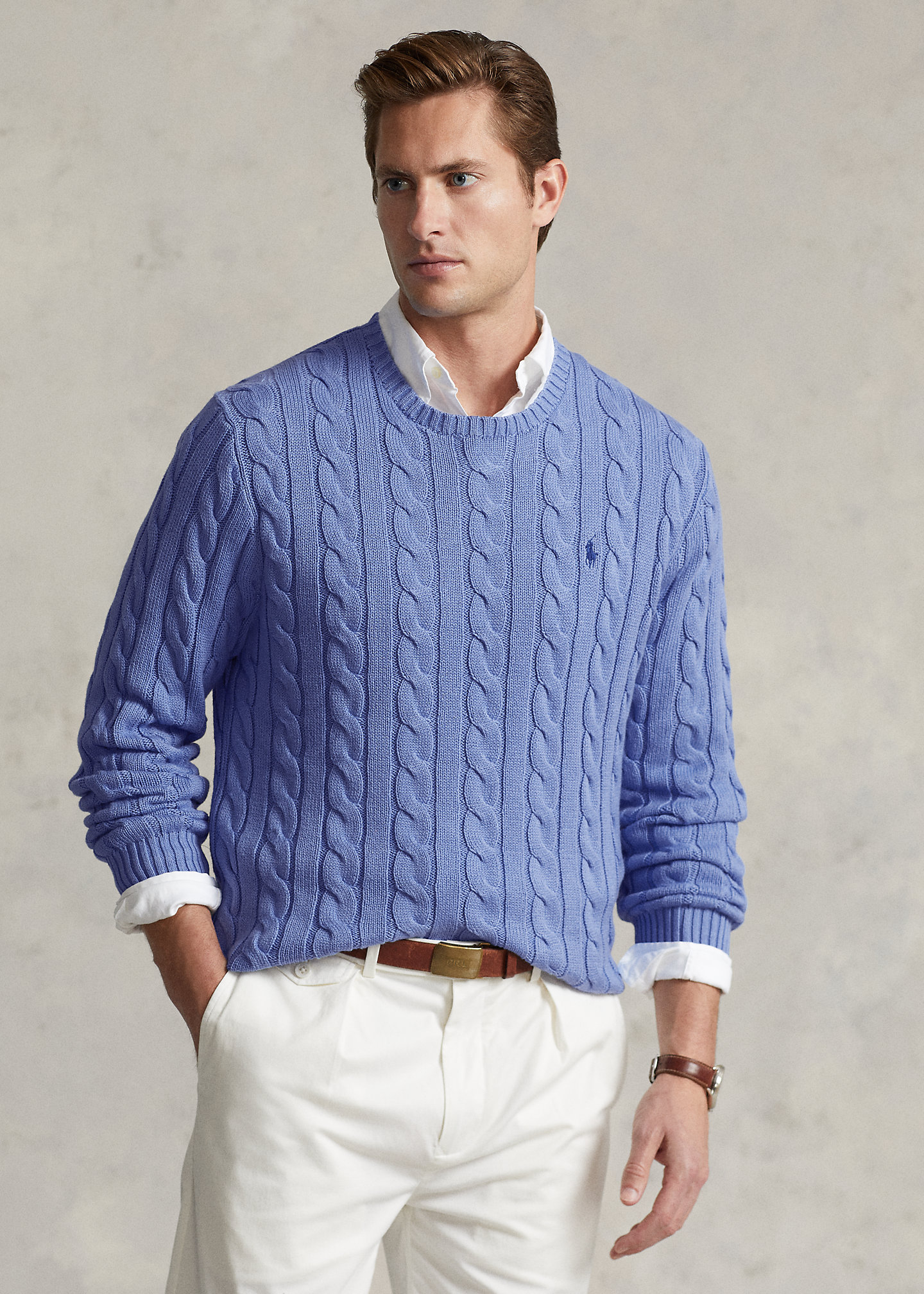 Polo Ralph Lauren Cable-Knit Cotton Sweater 1