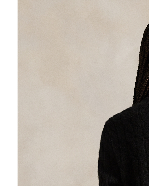 Our unisex cable-knit jumper is a Polo staple dating all the way back to 1973. What hasn't changed is the quality – 100% Italian cashmere – and the seamless way it is knit together. Known as hand-linking, this technique gives the piece an unmistakably attractive shape and soft feel.