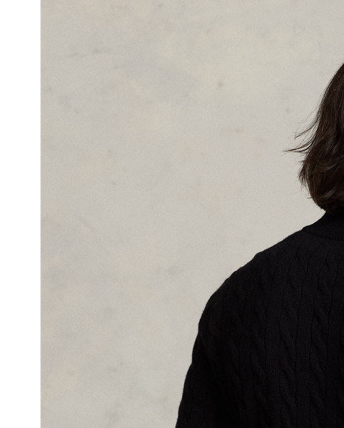This quarter-zip jumper combines a wool-and-cashmere blend from Italy with our iconic cable-knit design.
