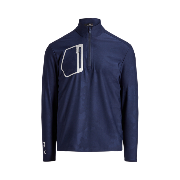 Camisola com fecho jacquard Classic-Fit