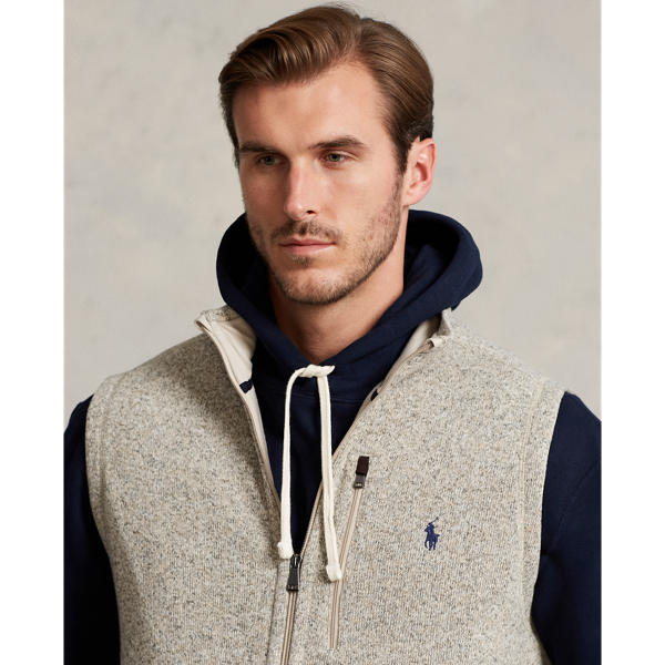 Top 95+ imagen ralph lauren fleece vest Thptnganamst.edu.vn