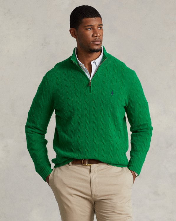 Men's Big & Tall Cashmere Sweaters, Cardigans, & Pullovers | Ralph Lauren