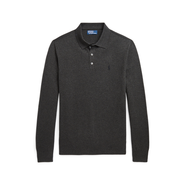 The Luxe Knit Polo Shirt for Men | Ralph Lauren® UK