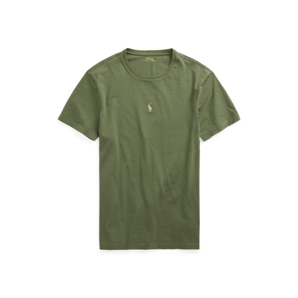 T-shirt ajusté à col rond en jersey
