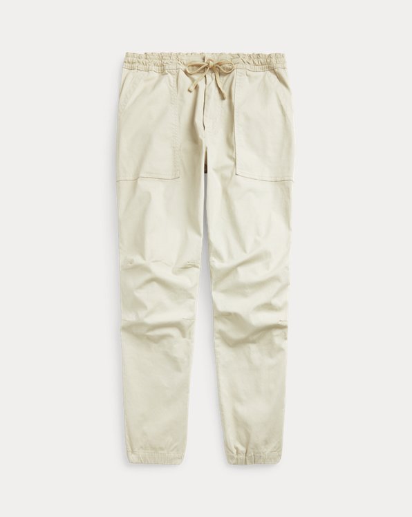 Relaxed Tapered Fit Garment-Dyed Trouser