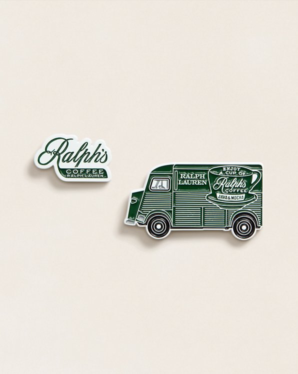 Ralph's Coffee Truck set van speldjes