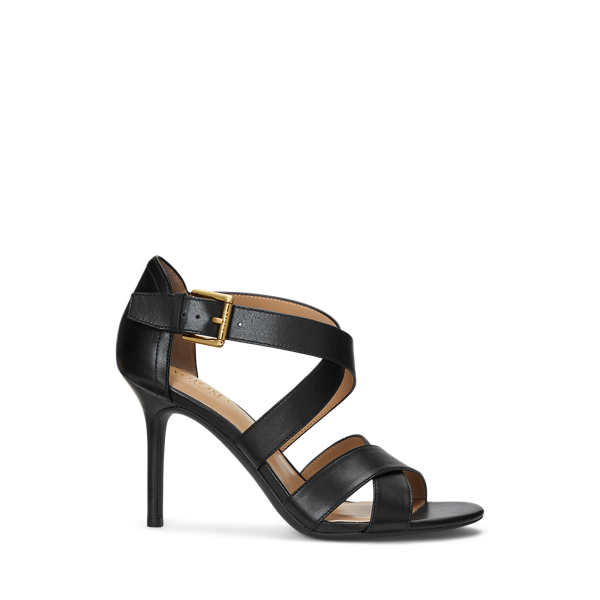 Gisella Burnished Leather Sandal