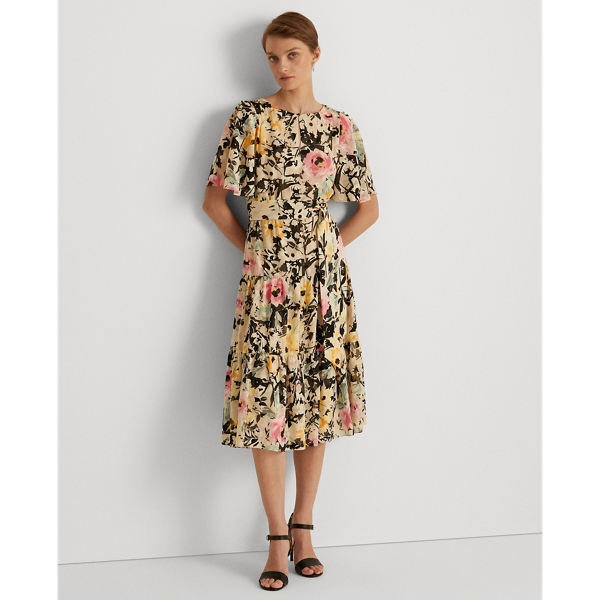 Ｐｒｅｍｉｕｍ Ｌｉｎｅ louren flower jacquard pencil dress | www