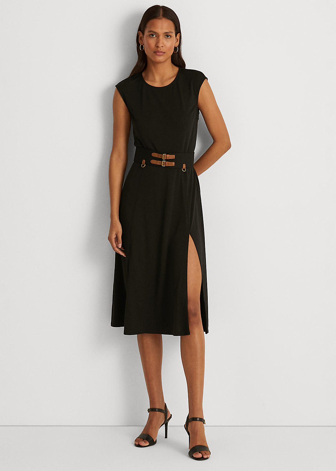 Belted Jersey Dress