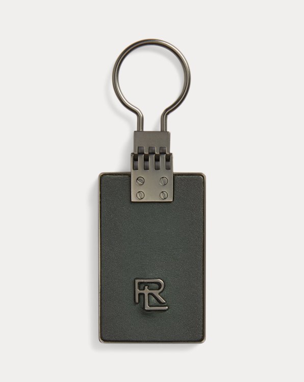 Porta-chaves couro vachetta monograma