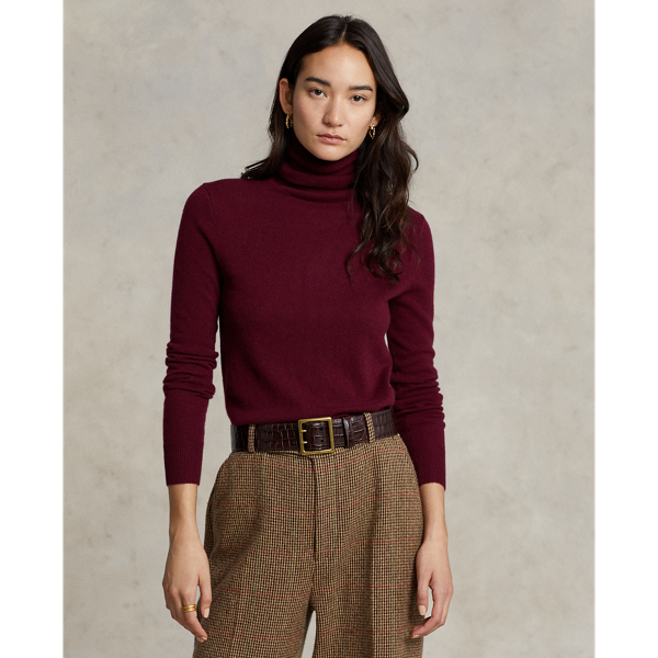 Women's Cashmere Turtleneck Sweater | Ralph Lauren
