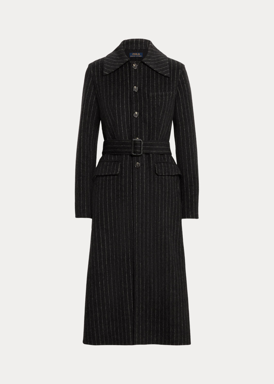 Pinstripe Double-Faced Coat