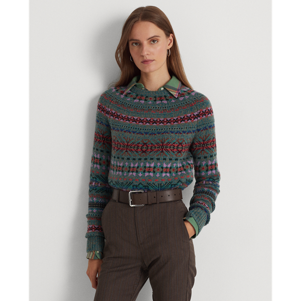 Fair Isle Wool-Blend Sweater