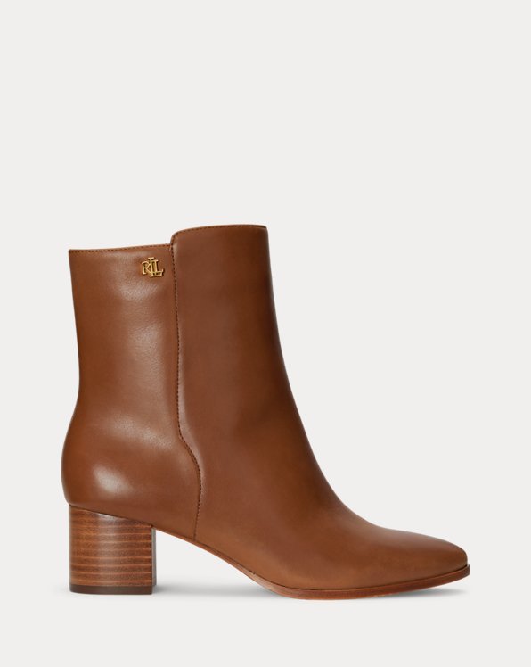 Wendey Burnished Leather Bootie