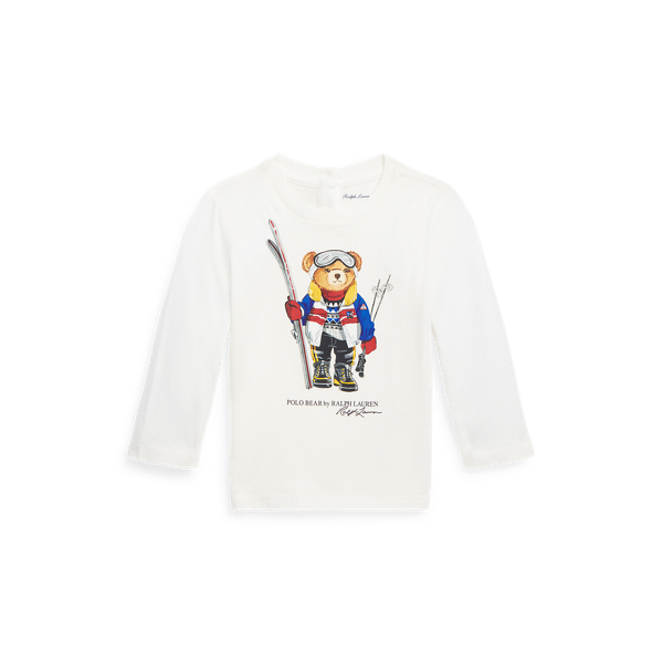 T-shirt Polo Bear manches longues coton