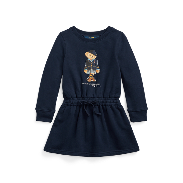 Vestido em polar com Polo Bear