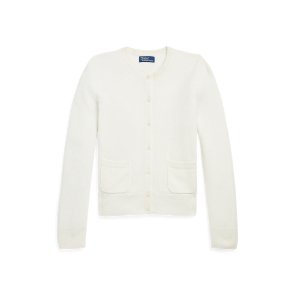 Cardigan de caxemira com bolsos sobrecosidos