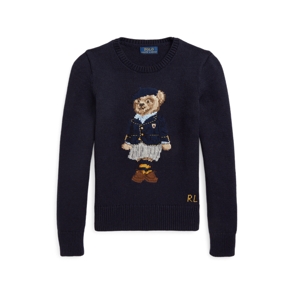Polo Bear Cotton-Blend Jumper for Children | Ralph Lauren® UK