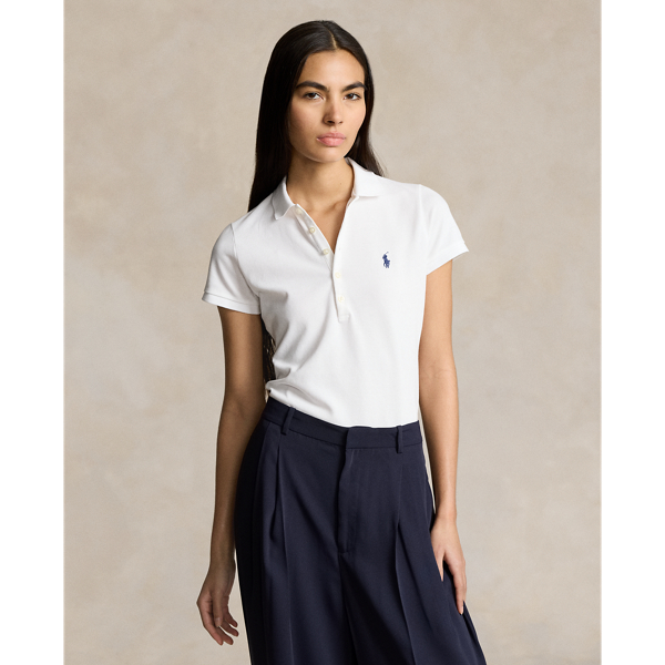 From its meticulous construction – our signature embroidered Pony requires a total of 982 individual stitches to produce – to its breathable cotton mesh fabric,  Ralph Lauren Lauren's Polo shirt has been an icon of American style since 1972. This version is made with a hint of stretch for comfort.