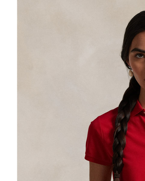 From its meticulous construction – our signature embroidered Pony requires a total of 982 individual stitches to produce – to its breathable cotton mesh fabric,  Ralph Lauren Lauren's Polo shirt has been an icon of American style since 1972. This version is made with a hint of stretch for comfort.