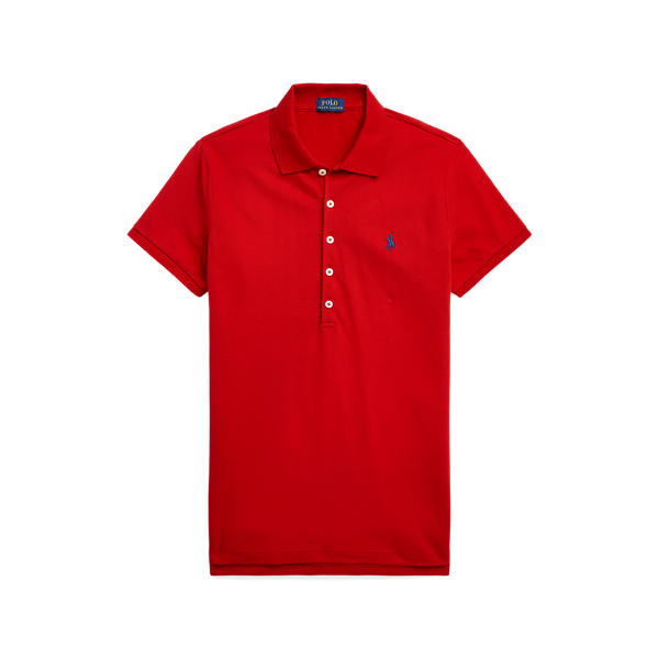 Polo cintré en coton stretch pour Women | Ralph Lauren® FR