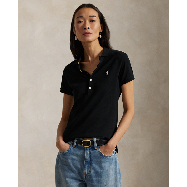 From its meticulous construction – our signature embroidered Pony requires a total of 982 individual stitches to produce – to its breathable cotton mesh fabric, Ralph Lauren Lauren's Polo shirt has been an icon of American style since 1972. This version is made with a hint of stretch for comfort.