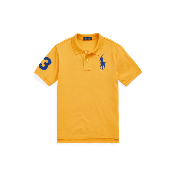 Big Pony Cotton Mesh Polo Shirt