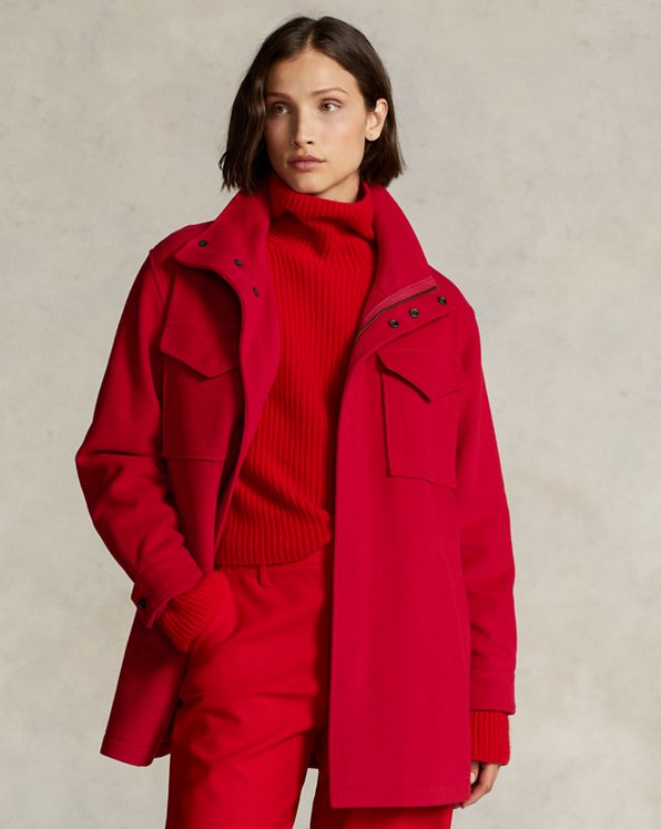 Ralph Lauren Manteau en tricot rouge style d\u00e9contract\u00e9 Mode Manteaux en tricot Tricots 