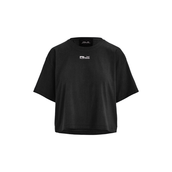 Cropped Cotton Jersey T-Shirt