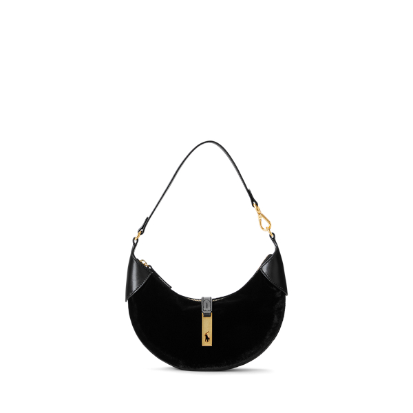 Polo ID Velvet Mini Shoulder Bag for Women | Ralph Lauren® UK