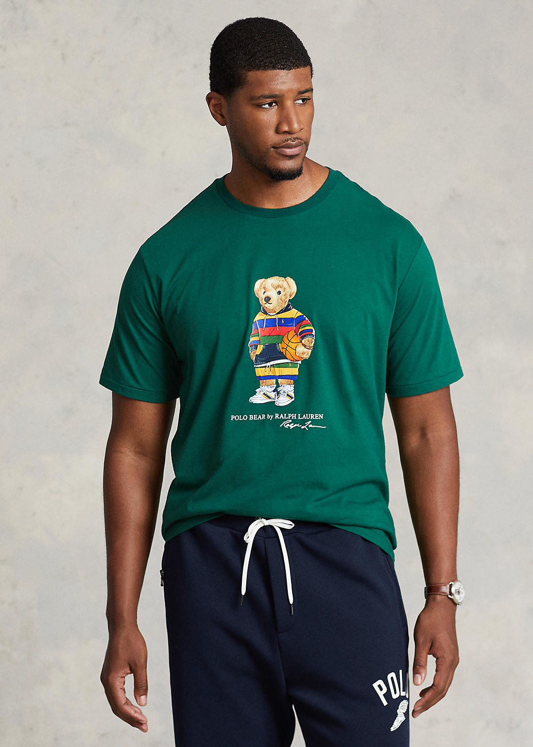 Big & Tall Polo Bear Jersey T-Shirt 1