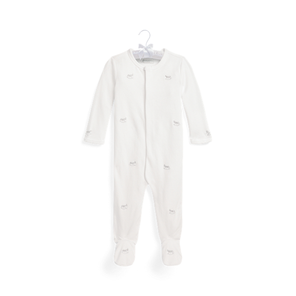 Cotton Interlock Footed Coverall