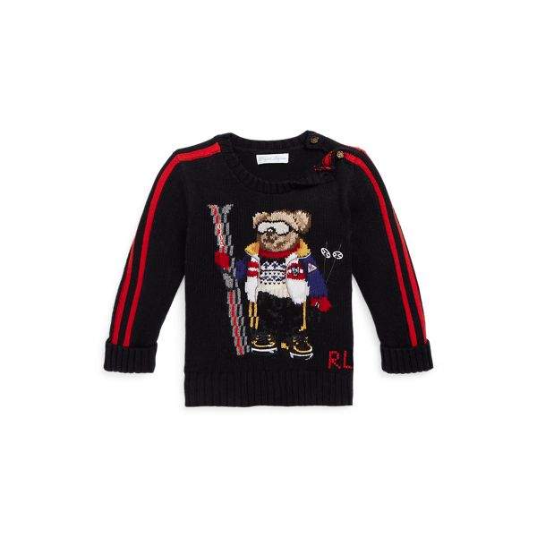 Polo Bear Cotton-Blend Jumper