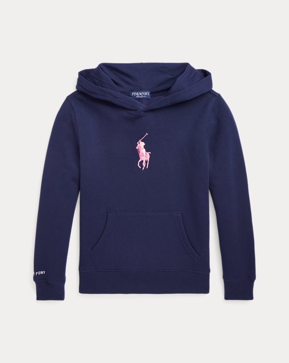 Pink Pony fleece hoodie