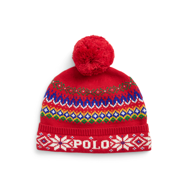bonnet pompon ralph lauren