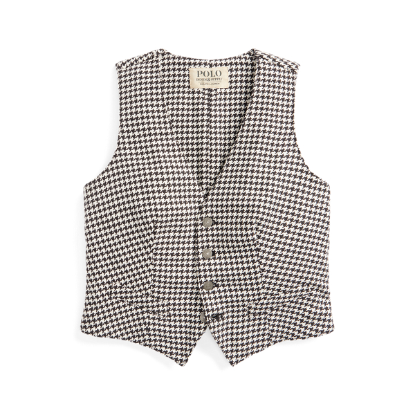 B&W houndstooth waistcoat ... s >>> main image 0